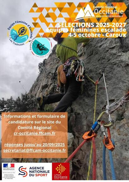 sélections des Groupes Espoir et Promotion escalade 2021 sélections des Groupes Espoir et Promotion escalade 2021